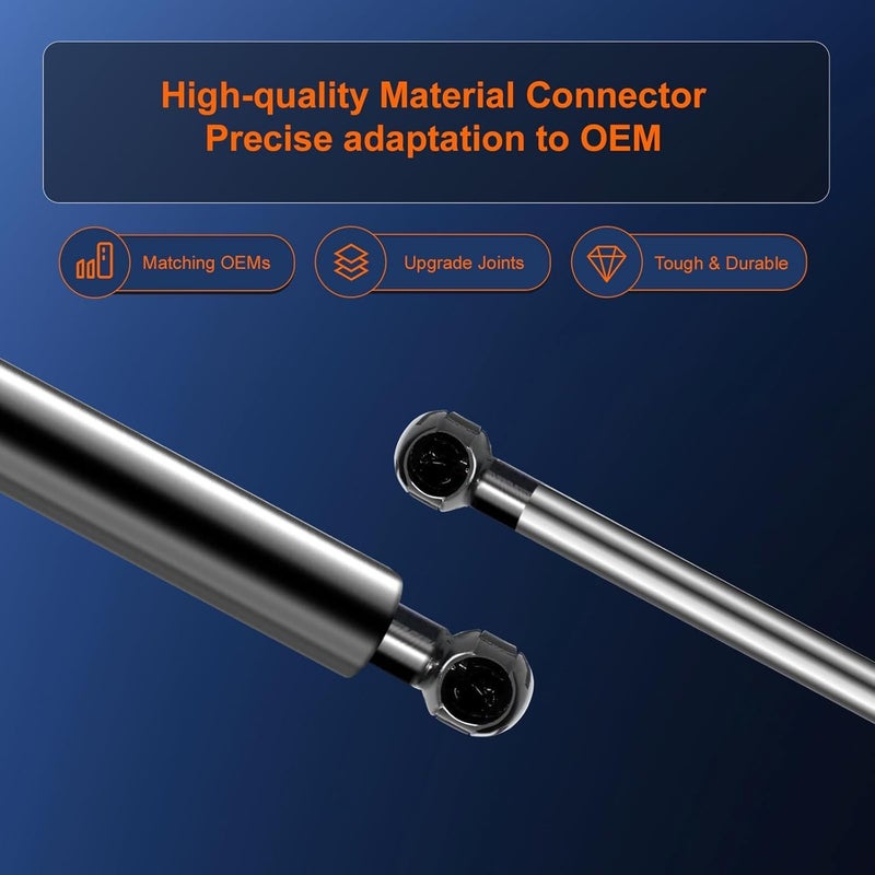 Euplokeer Qty (2) 21577-002 21577002 15.3in 15in Gas Shock Sturt Spring Lift Support for Leer A.RE Snugtop Truck Camper Shell Rear Window Topper Door Cap Canopy Replacement Parts Accessories - Image 5